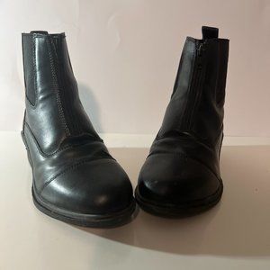 SmartPak Faux Leather Black Boots for Horseback Riding. Used Once. Size 3🔥